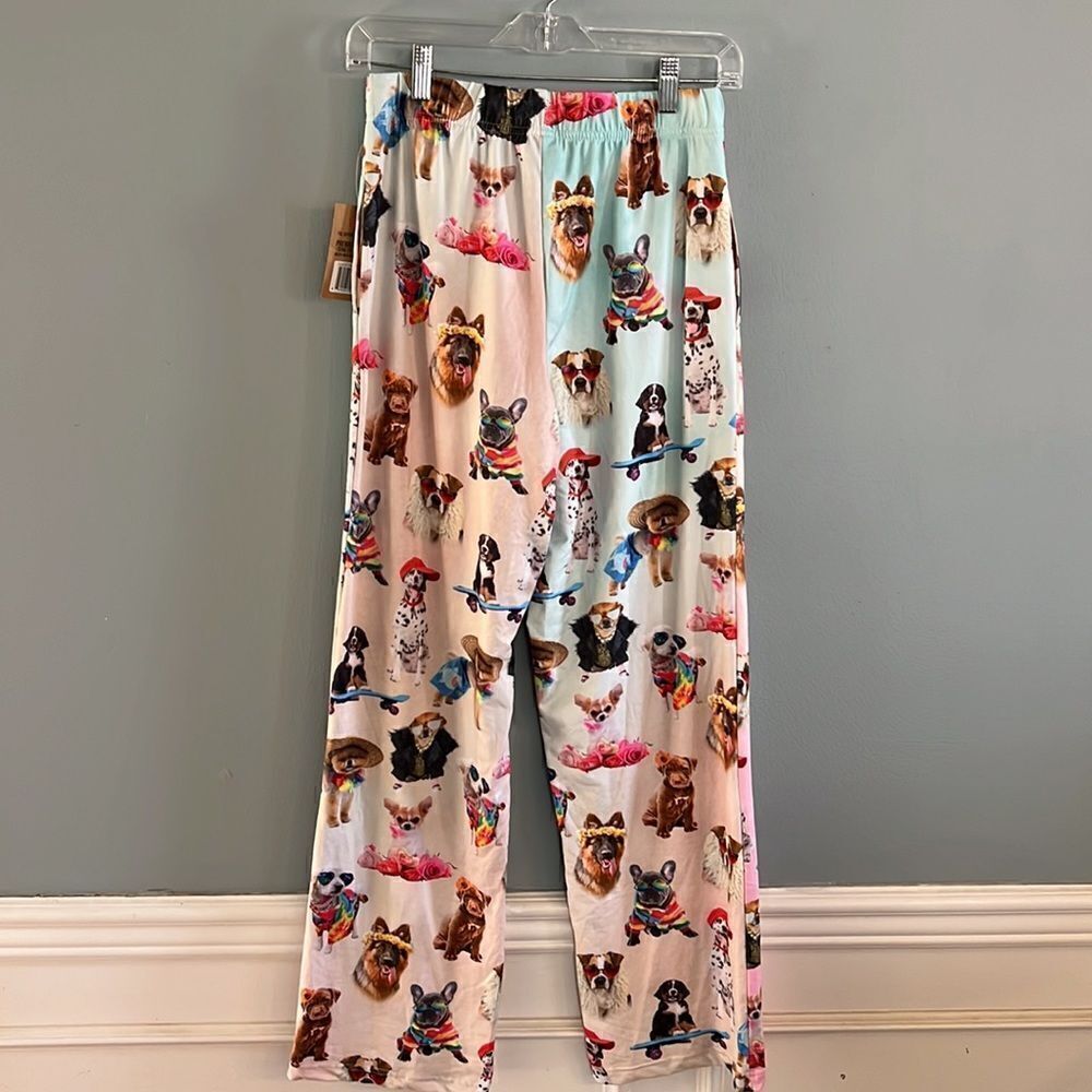 Women’s S “Brief Insanity” Soft Cozy Velvety New Sleep pants PJ’s Dog Lovers - Picture 12 of 15
